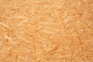 Image showing Yellow wood chipboard as background 