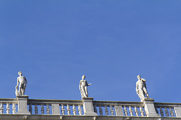 Image showing Statues in St.Mark's square