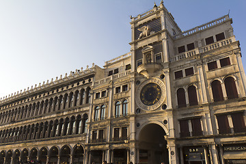 Image showing Clock tower in Venice