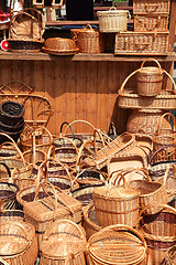 Image showing Wicker baskets