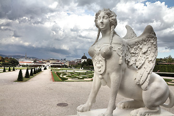 Image showing Belvedere gardens