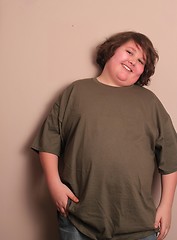 Image showing Teen boy posing