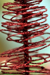 Image showing red abstract decoration tree