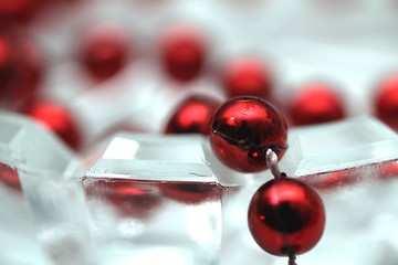 Image showing red pearls