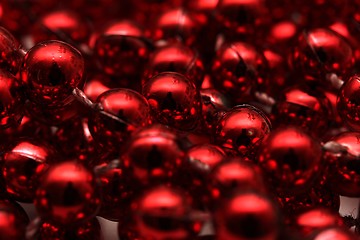 Image showing red pearls texture