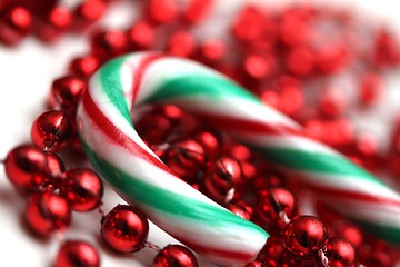 Image showing candy cane decoration