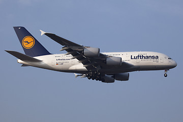 Image showing Lufthansa Airbus A380