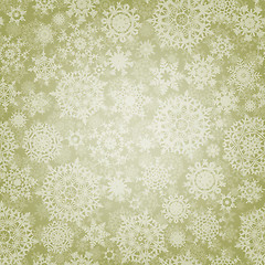 Image showing Vector snowflake christmas background. EPS 8