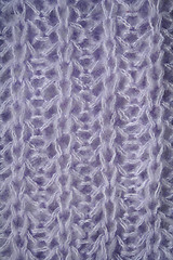 Image showing Lilac wool background