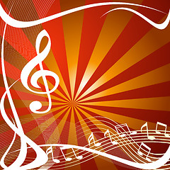 Image showing Music background