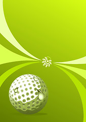 Image showing Vector golf design