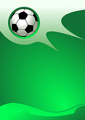 Image showing Soccer sport background