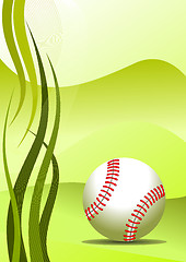 Image showing Vector baseball Background