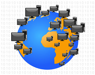 Image showing Global communication concept