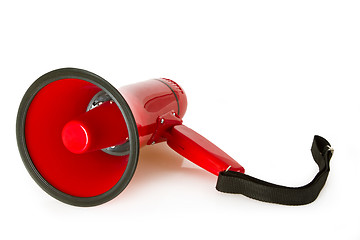 Image showing Red megaphone