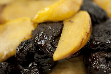 Image showing Baked apples and prunes