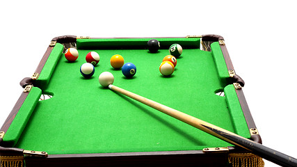 Image showing Miniature pool table