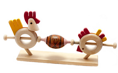 Image showing Egg painting machine