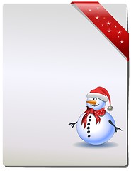 Image showing Christmas Gift page, vector