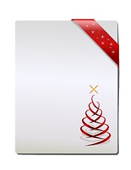 Image showing Christmas Gift page, vector 