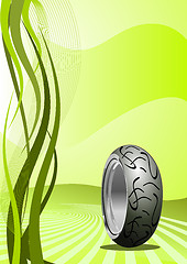 Image showing Motorcycle Tire