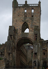 Image showing Jedburgh abbey - tourists attraction