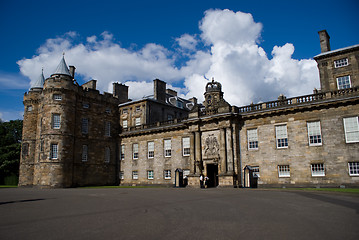 Image showing Holyrood palace in Edinburgh