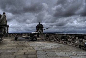 Image showing Edinburgh castle in Scotland