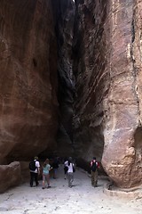 Image showing Petra ruins and mountains in Jordan