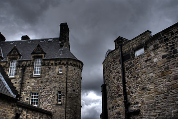 Image showing Edinburgh street and abbey