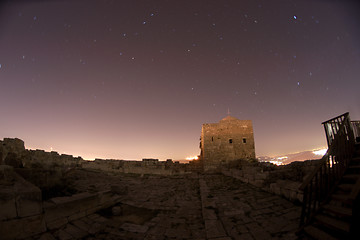 Image showing Mount Greizim of Samaritans