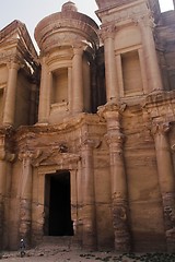 Image showing Petra ruins and mountains in Jordan