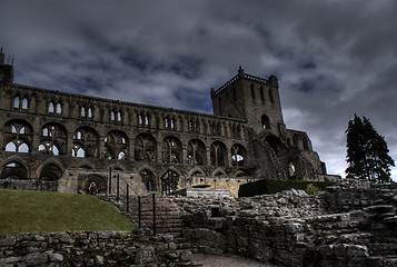 Image showing Jedburgh abbey - tourists attraction