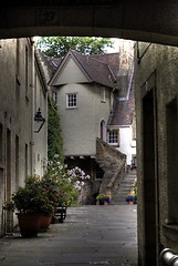 Image showing Edinburgh street and abbey