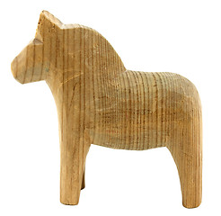 Image showing Old vintage wooden horse