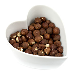 Image showing I heart hazelnuts