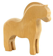 Image showing Old vintage wooden horse