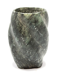 Image showing Ancient soapstone vase
