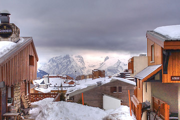 Image showing Ski vacation in Alpes