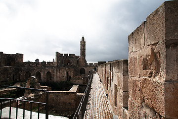 Image showing David tower in Jerusalem