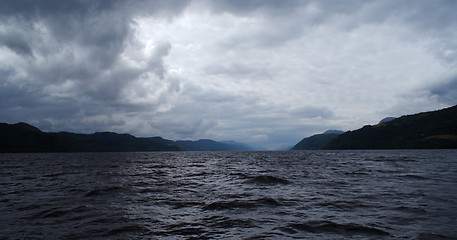 Image showing Loch ness monster in scotland