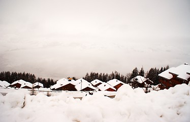 Image showing Ski resort landscape