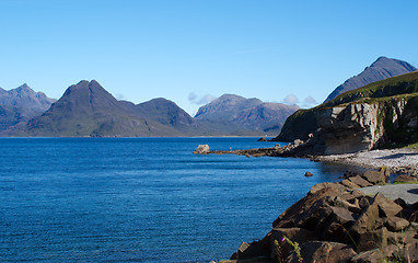 Image showing Skye island sea landscape