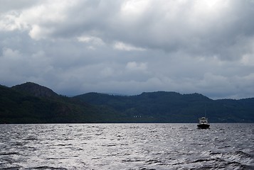 Image showing Loch ness monster in scotland