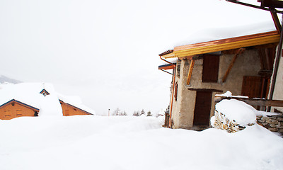 Image showing Ski resort landscape