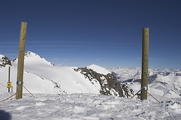 Image showing Ski vacation in Alpes