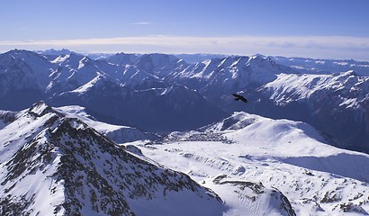 Image showing Ski vacation in Alpes