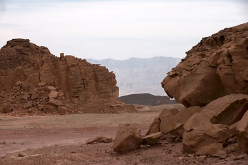 Image showing Travel in Arava desert