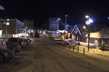 Image showing Alpe D'Huez ski village 