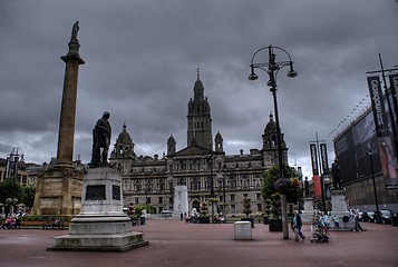 Image showing Glasgow street and square